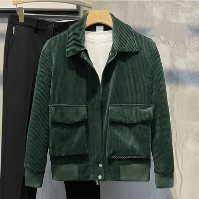 Aro - Klassieke Heren Corduroy Jas