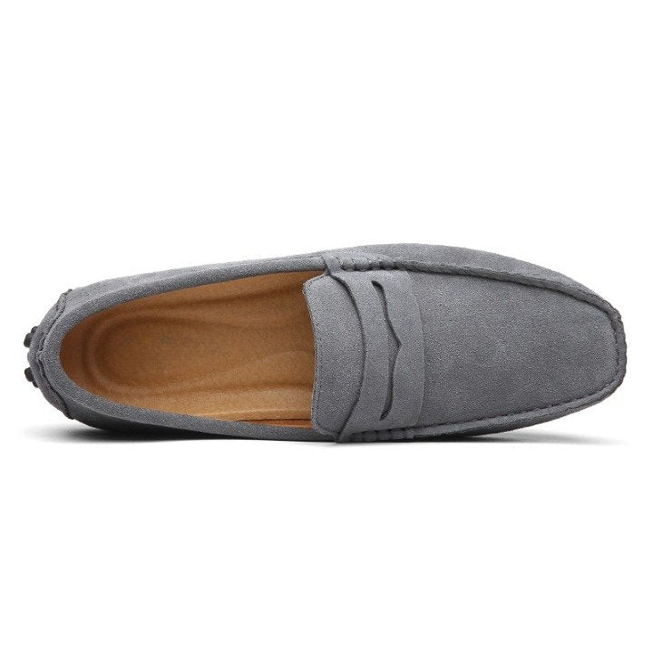 Arjan - Grijs suède heren Loafer