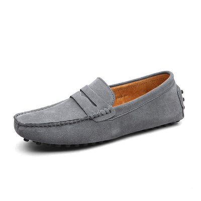 Arjan - Grijs suède heren Loafer